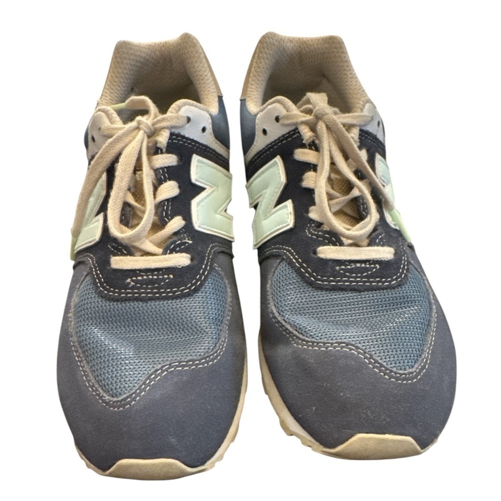 New Balance 574 Retro Surf Navy Blue Sneakers - ML574BSL - Picture 10 of 12